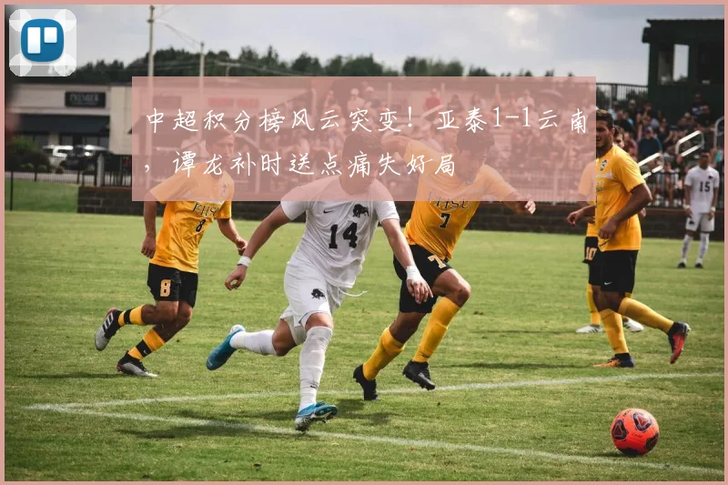 中超积分榜风云突变！亚泰1-1云南，谭龙补时送点痛失好局